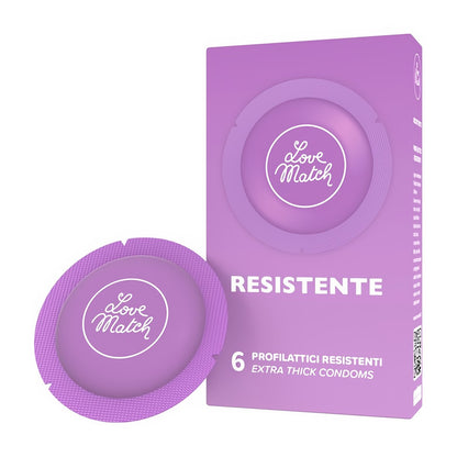 Resistente Extra Sterke Condooms 6 Stuks - EroticToyzCondooms voor MannenLove Match