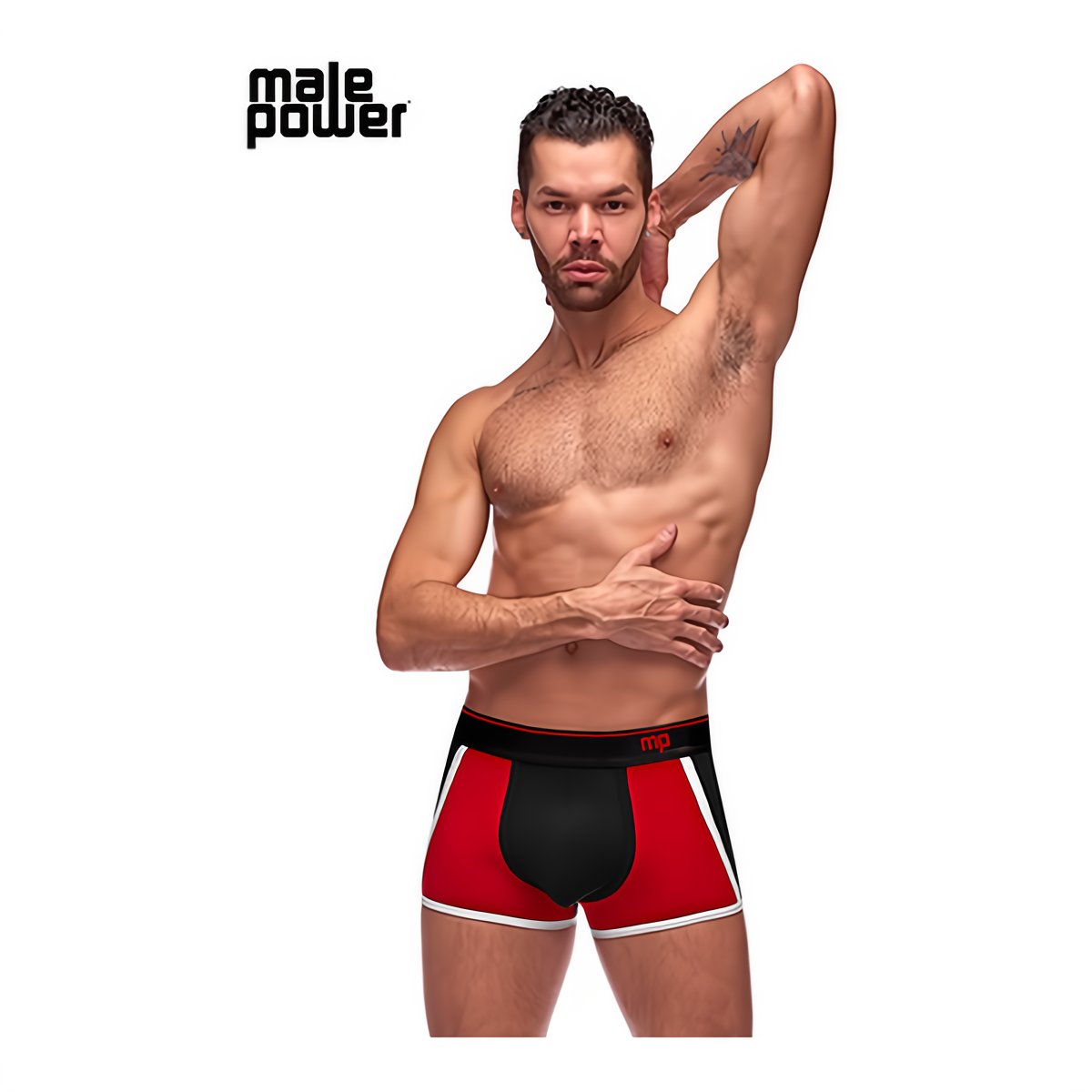 Retro Sport - Comfortabele Panel Short - S - EroticToyzProducten,Lingerie,Lingerie voor Hem,Boxershorts,Outlet,,MannelijkMale Power
