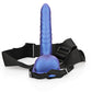 Holle Strap - on - 21 cm - Metallic Blauw - Pleasureplay HolOuch! by Shots