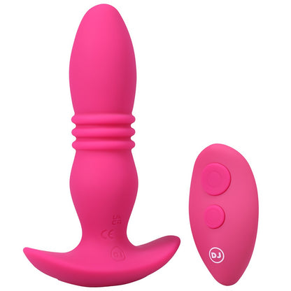 Rise - Siliconen Anaalplug met Afstandsbediening en Vibrerende Functies - EroticToyzProducten,Toys,Anaal Toys,Buttplugs Anale Dildo's,Buttplugs Anale Dildo's Vibrerend,,GeslachtsneutraalDoc Johnson