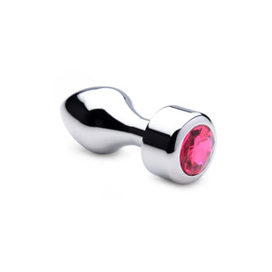 Roze Edelsteen - Aluminium Butt Plug met Verzwaarde Basis - Groot - EroticToyzProducten,Toys,Anaal Toys,Buttplugs Anale Dildo's,Buttplugs Anale Dildo's Niet Vibrerend,Outlet,,GeslachtsneutraalXR Brands