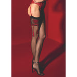 Segreta - Verleidelijke Kousen met Rode Strik - 20 den - EroticToyzProducten,Lingerie,Accessoires Lingerie,Kousen,,VrouwelijkFiore Hosiery