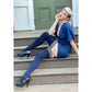 Kix'ies Thigh High Kousen Marineblauw - Pleasureplay KousenKix'ies