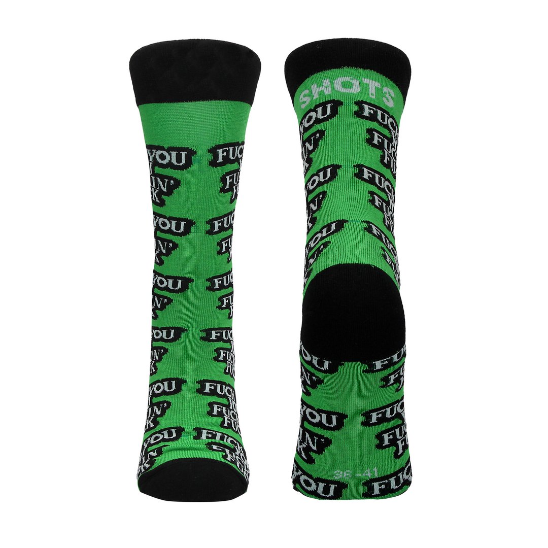 Sexy Sokken "Fuck You" - EU Maat 36 - 41 - Uniseks Sokken voor Durfals - EroticToyzSokkenSexy Socks by Shots