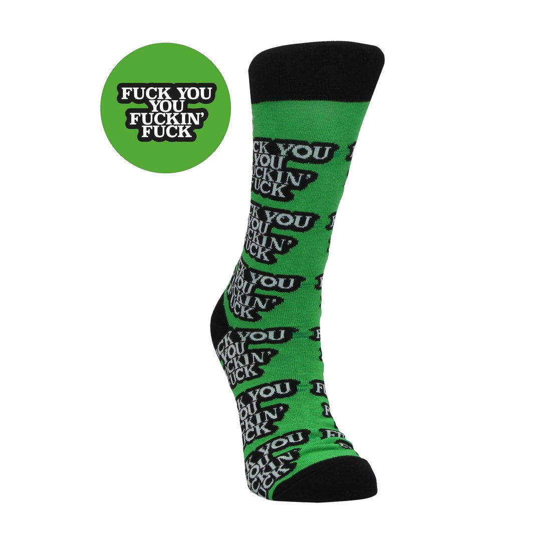 Sexy Sokken "Fuck You" - EU Maat 36 - 41 - Uniseks Sokken voor Durfals - EroticToyzSokkenSexy Socks by Shots