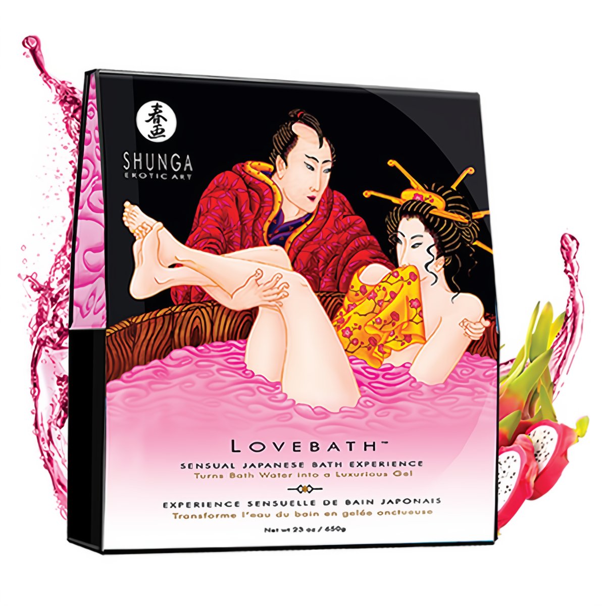 Shunga Lovebath Dragon Fruit Badgel 575 gram - Exotisch Zintuiglijk Bad - EroticToyzDouchegelShunga