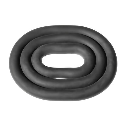 SilaSkin™ Ultra Wrap Cock Ring Set - 2 Stuks - 17,5 cm & 30 cm - Zwart - EroticToyzCockringenPerfectFitBrand