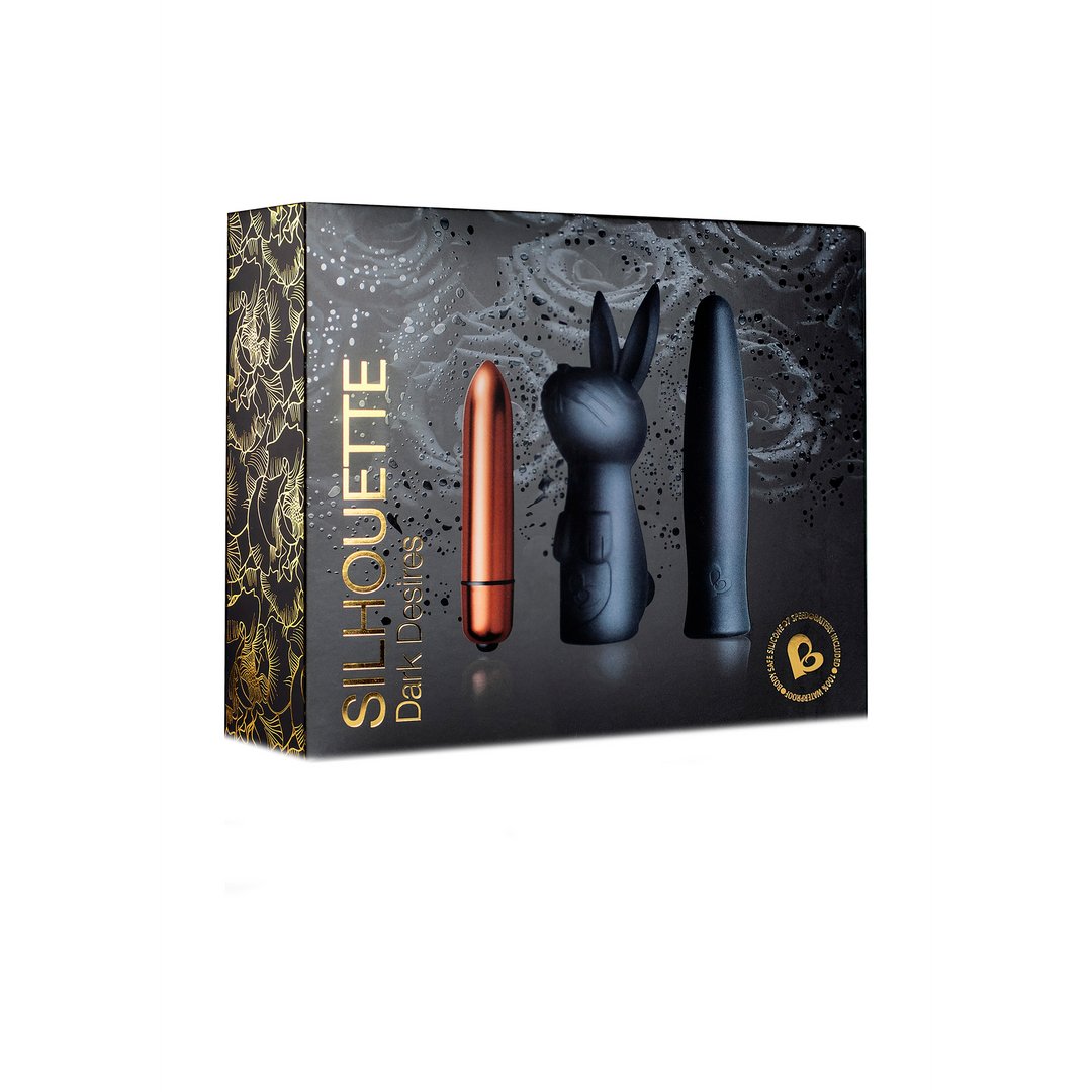 Silhouette Dark Desires Kit - Speeltjes Set voor Sensuele Avonturen - EroticToyzProducten,Toys,Vibrators,Kogel - en Minivibrators,Kits Sets,Toy Sets,,VrouwelijkRocks - Off