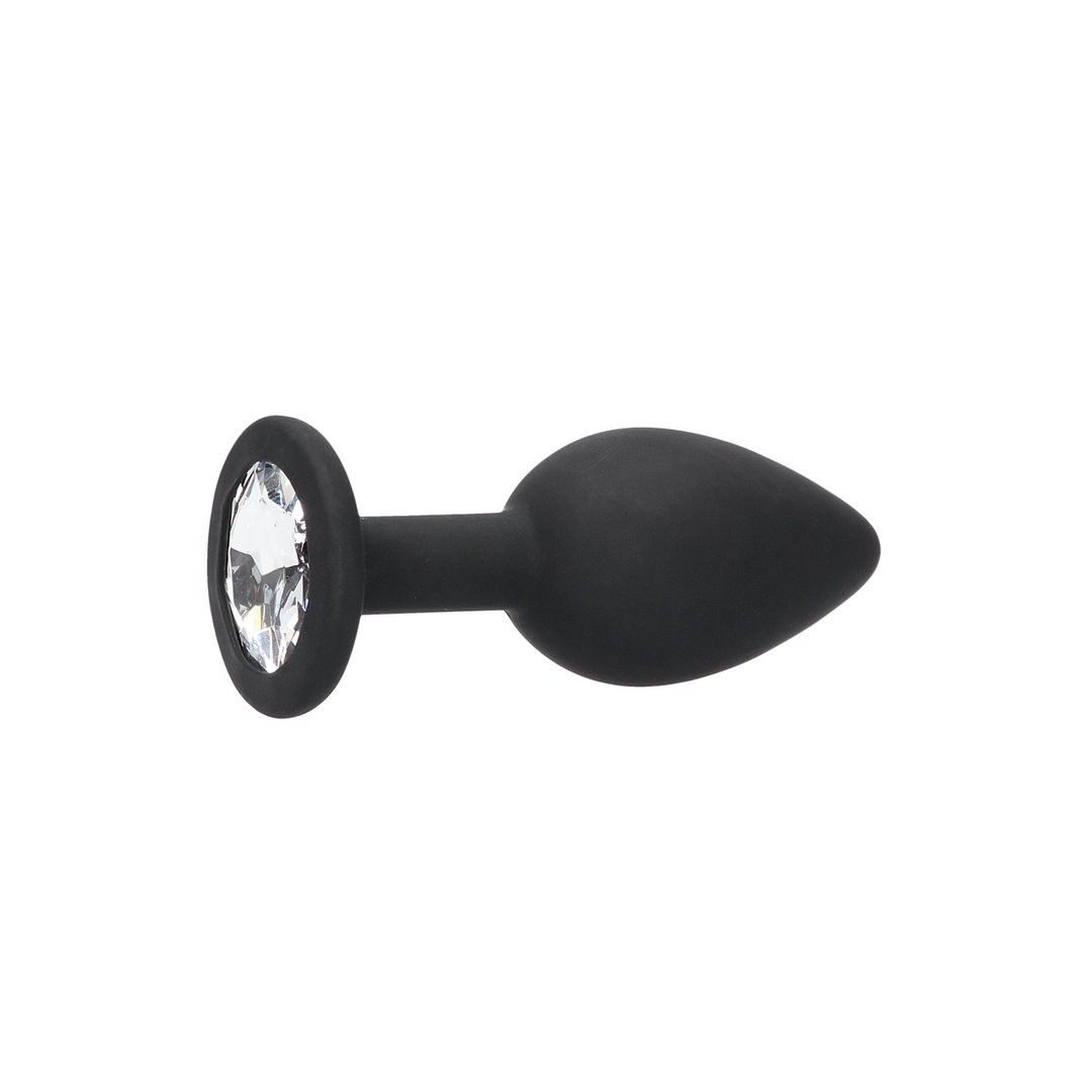 Silicone Buttplug met Verwisselbare Sieraden en Luxe Diamant - EroticToyzProducten,Toys,Anaal Toys,Buttplugs Anale Dildo's,Buttplugs Anale Dildo's Niet Vibrerend,,GeslachtsneutraalOuch! by Shots