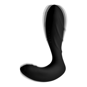 'Silicone Prostate Vibrator - Oplaadbaar en Waterdicht met Afstandsbediening - Zwart' - EroticToyzProstaatstimulatorenXR Brands