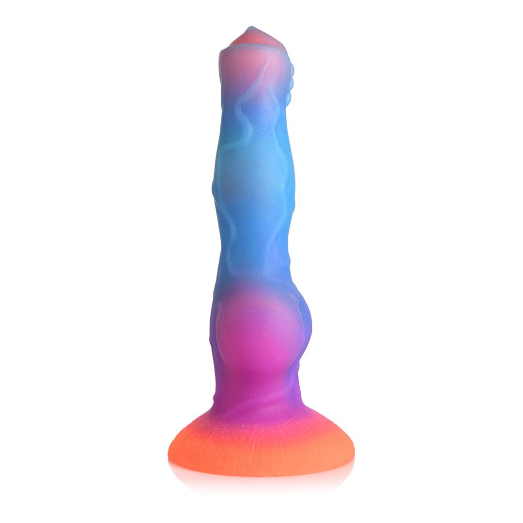 Siliconen Alien Dildo Met Zuignap - Glow in the Dark - 21,6 cm - EroticToyzNiet - Fallische Dildo'sXR Brands