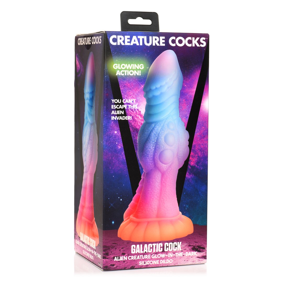 Siliconen Dildo Met Zuignap - Glow in the Dark - EroticToyzNiet - Fallische Dildo'sXR Brands