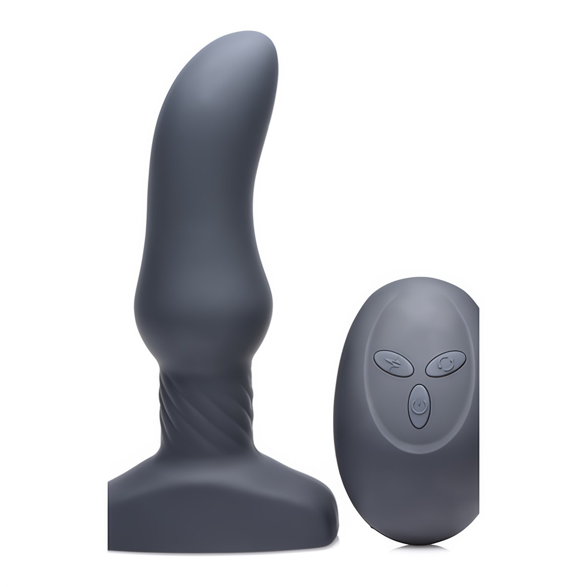 Slanke M - Gebogen Rimming Plug met Afstandsbediening - EroticToyzProducten,Toys,Anaal Toys,Buttplugs Anale Dildo's,Buttplugs Anale Dildo's Vibrerend,,GeslachtsneutraalXR Brands