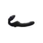 Slanke Rider - Geribbelde Trillende Strapless Strap - On Dildo - EroticToyzProducten,Toys,Vibrators,Strap On Vibrators,Strapless,,VrouwelijkXR Brands