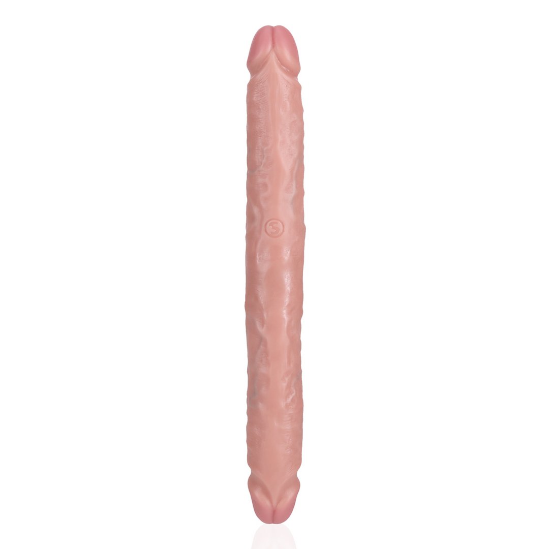 'Slim Double Ended Dildo 30,5 cm - Vleeskleurig' - EroticToyzDubbele Dildo'sRealRock by Shots