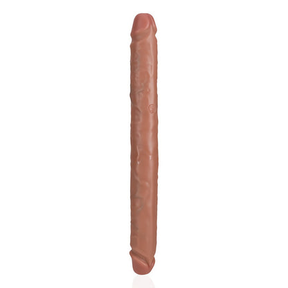 'Slim Double Ended Dildo 35,6 cm - Tan' - EroticToyzDubbele Dildo'sRealRock by Shots