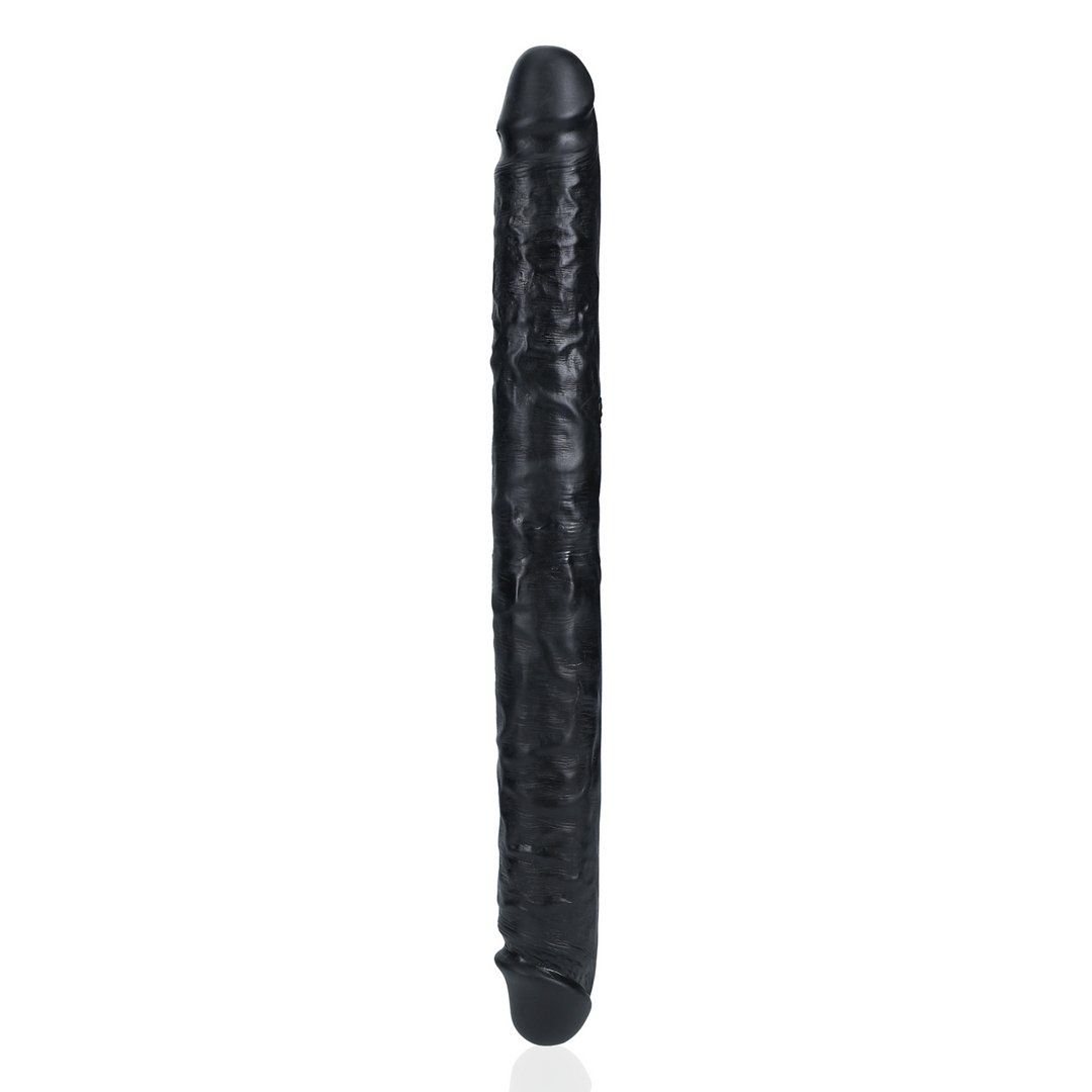 'Slim Double Ended Dildo 35,6 cm - Zwart' - EroticToyzDubbele Dildo'sRealRock by Shots