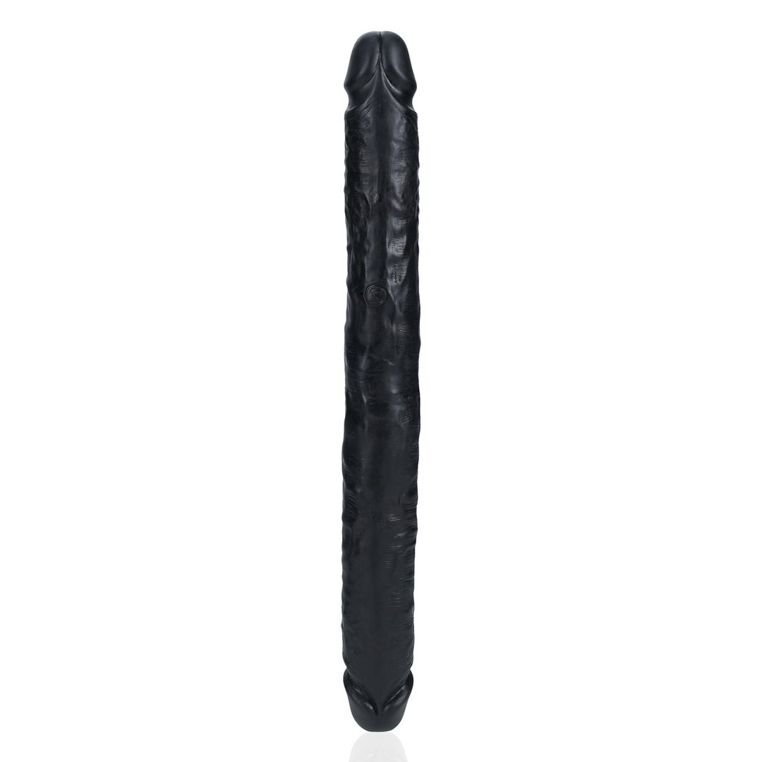 'Slim Double Ended Dildo 35,6 cm - Zwart' - EroticToyzDubbele Dildo'sRealRock by Shots