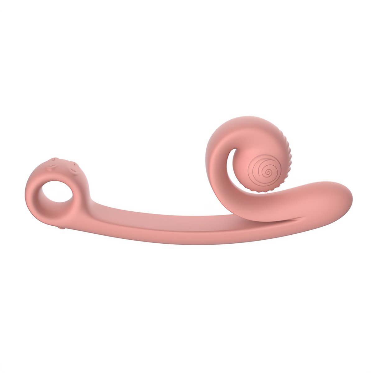 Snail Vibe Curve Dubbele Vibrator Met Slide'n'Roll Technologie - Peachy Pink - EroticToyzLuxe VibratorSnail Vibe