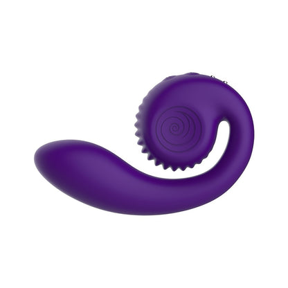Vibrator Voor Dubbele Stimulatie - Paars Siliconen - Pleasureplay Luxe VibratorSnail Vibe