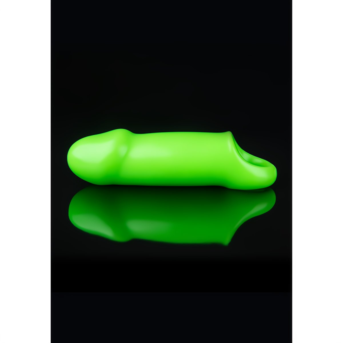 Soepele Dikke Rekbare Penisomhulsel - Glow in the Dark voor Extra Opwinding - EroticToyzProducten,Toys,Toys voor Mannen,Penis Sleeve,,MannelijkOuch! by Shots