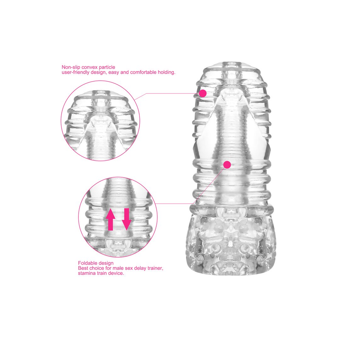 Sono Masturbator Transparant - Pleasureplay Handmatige MasturbatorSono by Shots