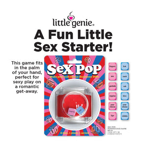 Spicy Play Popping Dobbelspel - Compact & Draagbaar - EroticToyzDobbelstenenLittle Genie Productions