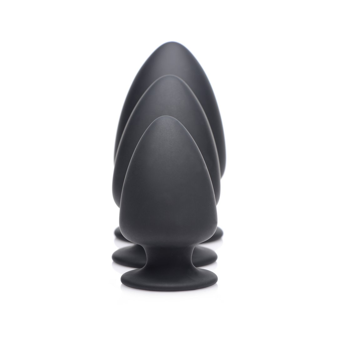 'Squeezable Thermo - Reactieve Butt Plug - Klein Zwart' - EroticToyzButtplugs Anale Dildo's Niet VibrerendXR Brands