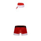 Kerst Kostuum - Rood/Wit - XL - Pleasureplay KostuumsMale Power