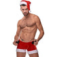 Kerst Kostuum - Rood/Wit - XL - Pleasureplay KostuumsMale Power