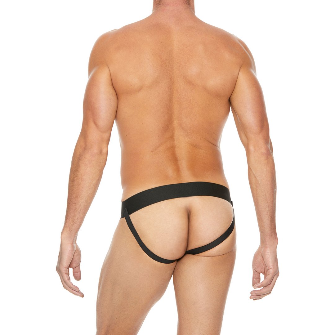 Stijlvolle Jockstrap met Rits aan de Voorkant - M - EroticToyzProducten,Lingerie,Lingerie voor Hem,Jocks,,MannelijkOuch! by Shots