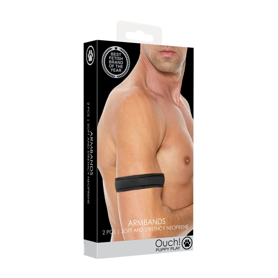 Stijlvolle Neopreen Armbanden voor Puppy Play - EroticToyzProducten,Toys,Fetish,Fetish - Accessoires,,GeslachtsneutraalOuch! by Shots