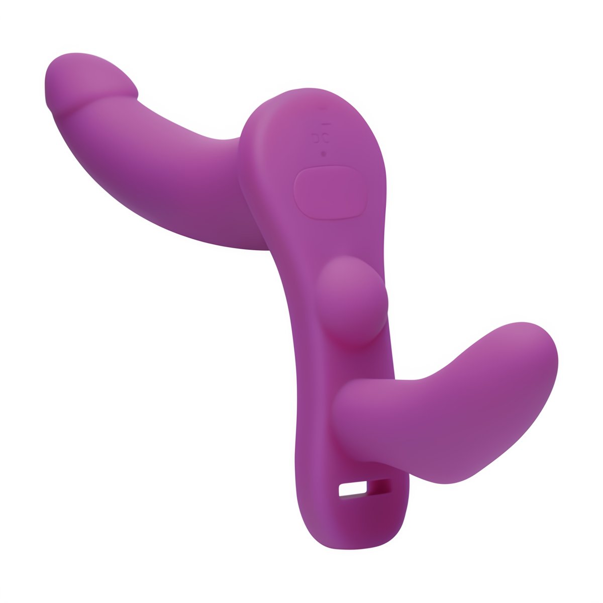 'SU Double Take StrapOn Harnas Met Dubbele Dildo - Zwart' - EroticToyzDubbelXR Brands