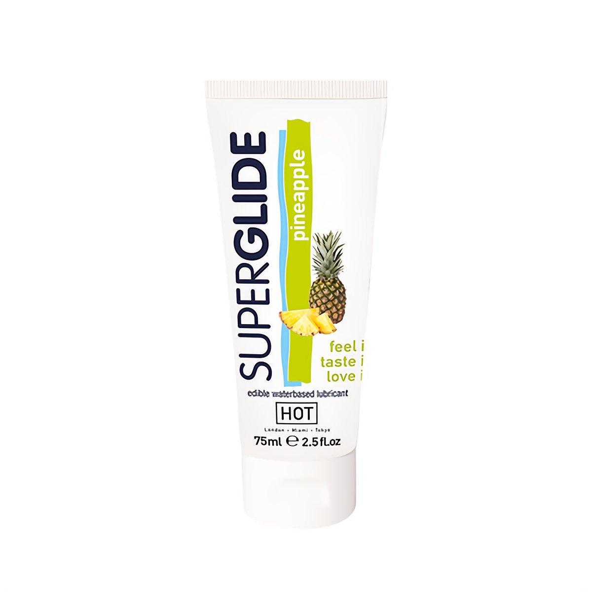 Superglide Eetbare Glijgel - 75 ml - EroticToyzProducten,Veilige Seks, Verzorging Hulp,Glijmiddelen,Glijmiddelen met Smaak,Eetbaar,,GeslachtsneutraalHOT