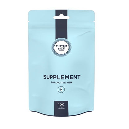 Supplement voor Actieve Mannen - 100 Capsules, Vegan, Krachtige Ingrediënten - EroticToyzPillen en SupplementenMister Size