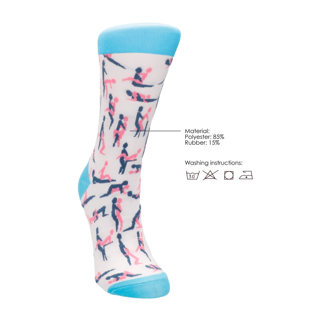 Sutra Uniseks Sexy Sokken EU 42 - 46 - Zwart - EroticToyzSokkenSexy Socks by Shots