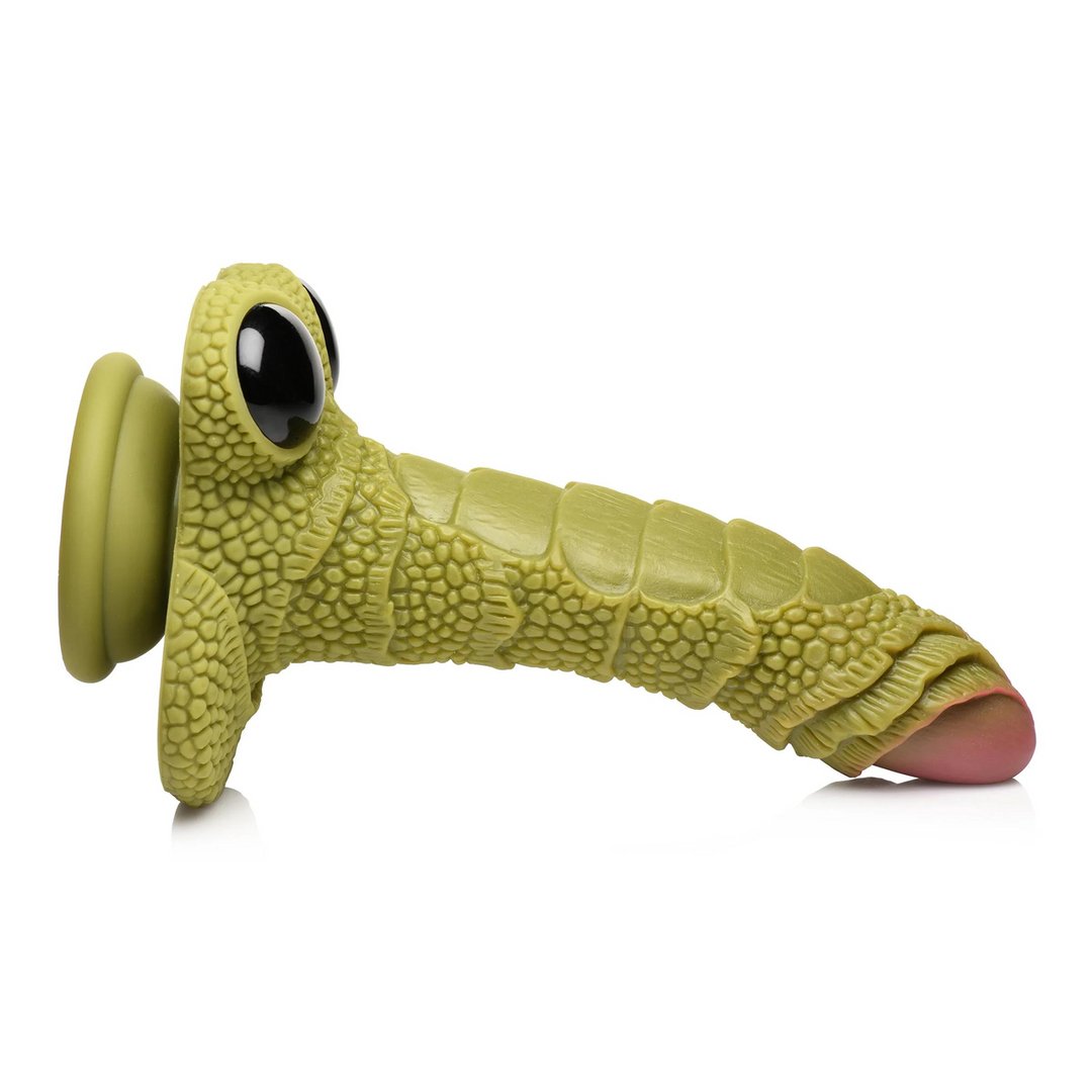 Swamp Monster Schubbige Siliconen Dildo met Zuignap - Zwart - EroticToyzProducten,Toys,Dildos,Niet - Fallische Dildo's,,GeslachtsneutraalXR Brands