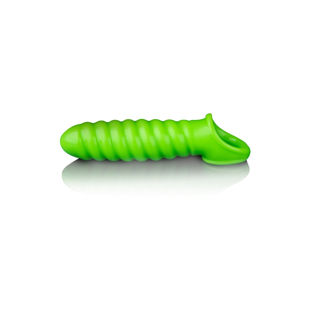 Swirl Stretchable Penis Sheath - Glow in the Dark - EroticToyzProducten,Toys,Toys voor Mannen,Penis Sleeve,,MannelijkOuch! by Shots