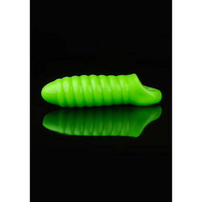 Swirl Thick Stretchy Penis Sheath - Glow in the Dark - EroticToyzProducten,Toys,Toys voor Mannen,Penis Sleeve,,MannelijkOuch! by Shots