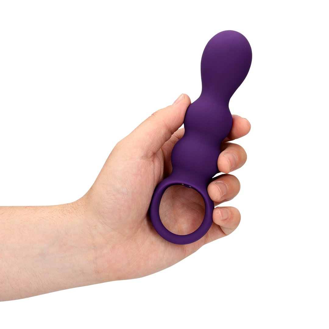 Teardrop Shaped Anal Vibrator - Clear Purple - EroticToyzProducten,Toys,Anaal Toys,Buttplugs Anale Dildo's,Buttplugs Anale Dildo's Vibrerend,,GeslachtsneutraalLoveline by Shots