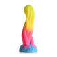 Tenta Glow Fantasy Dildo 21,6 cm - Glow - in - the - Dark Silicone - Blauw/Roze/Geel - EroticToyzNiet - Fallische Dildo'sXR Brands