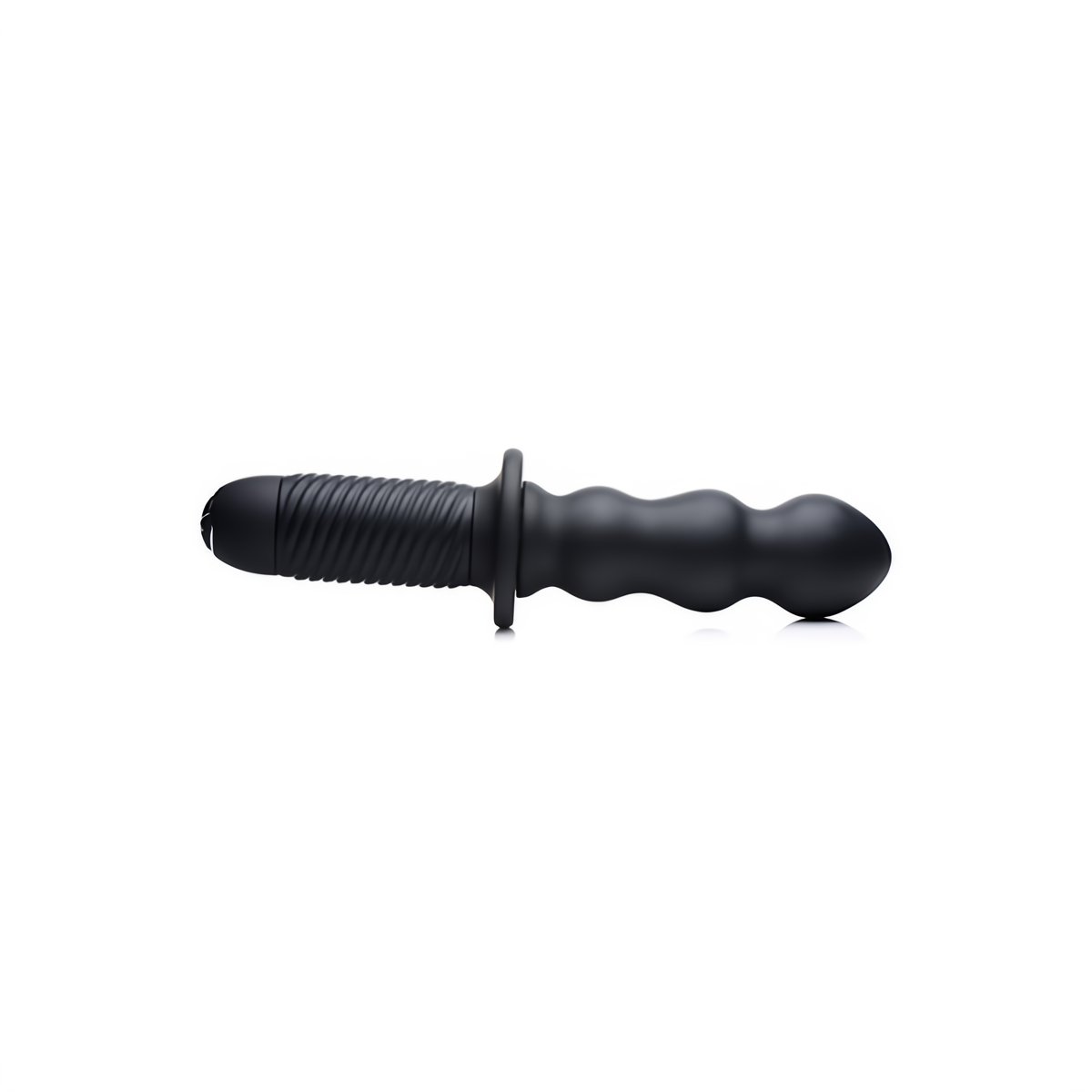 The Groove - Silicone Vibrator with Handle - Black - EroticToyzProducten,Toys,Vibrators,Klassieke Vibrators,,GeslachtsneutraalXR Brands