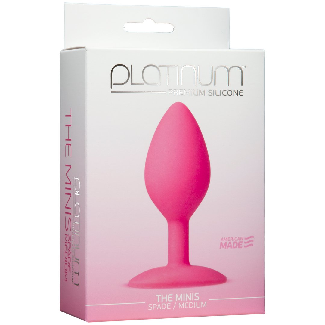 The Minis - Spade Butt Plug - Medium - EroticToyzProducten,Toys,Anaal Toys,Buttplugs Anale Dildo's,Buttplugs Anale Dildo's Niet Vibrerend,,GeslachtsneutraalDoc Johnson