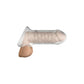 Penis Extender Met Balstretcher - Transparant 15 cm - Pleasureplay Penis SleeveDoc Johnson