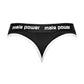 Thong - M - Black - EroticToyzProducten,Lingerie,Lingerie voor Hem,Strings,,MannelijkMale Power