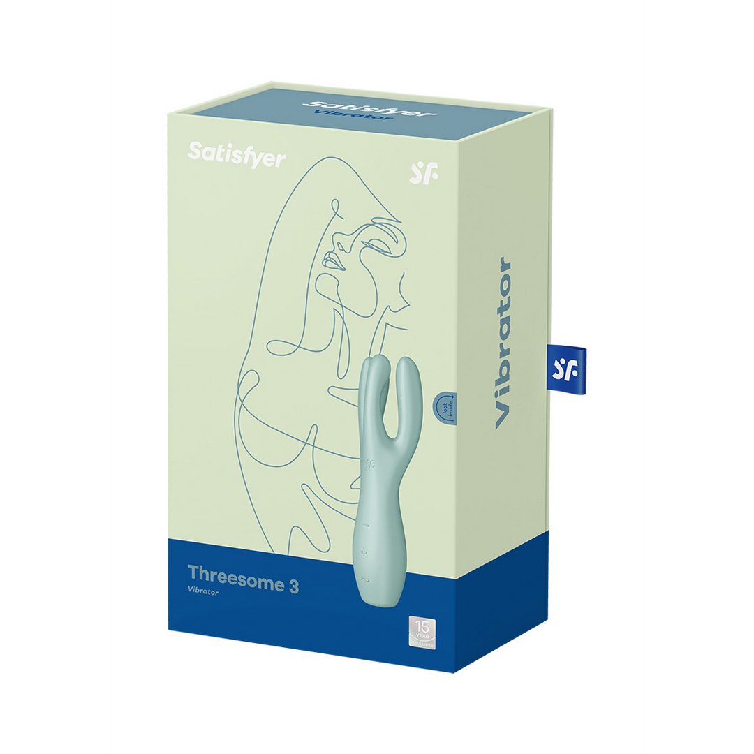 Lay - on Vibrator Met 3 Motoren - Siliconen - Pleasureplay Lay - on VibratorSatisfyer