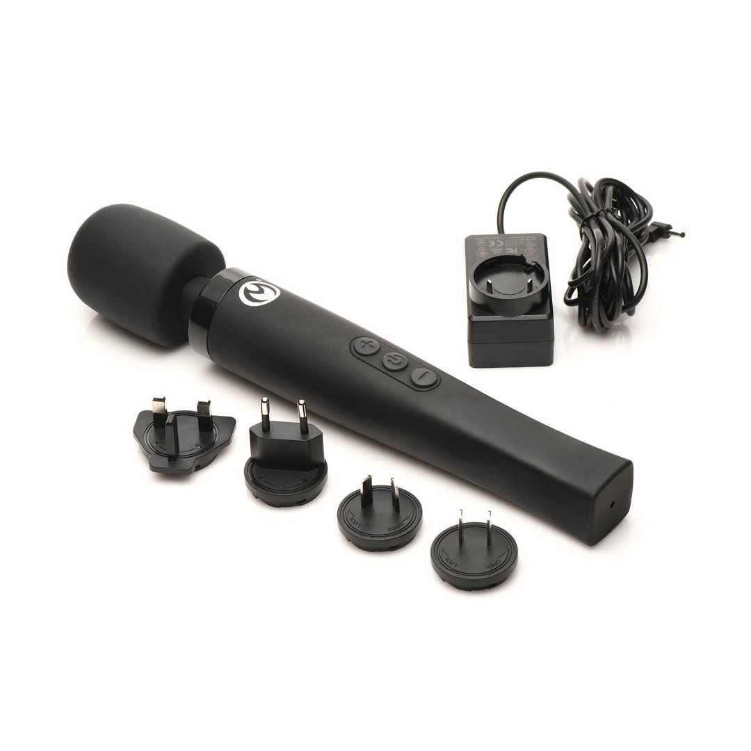 'Thunderstick Pro Wand Massager Oplaadbaar - Zwart' - EroticToyzMassagetoestellen WandsXR Brands