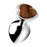 Tiger Eye Heart - Butt Plug - Medium - EroticToyzProducten,Toys,Anaal Toys,Buttplugs Anale Dildo's,Buttplugs Anale Dildo's Niet Vibrerend,Outlet,,GeslachtsneutraalXR Brands