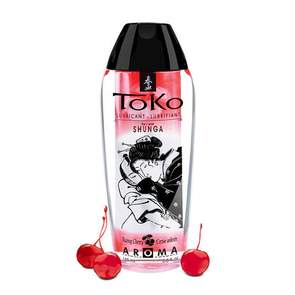 'Toko Aroma Waterbasis Glijmiddel 165 ml - Blazing Cherry' - EroticToyzKissableShunga