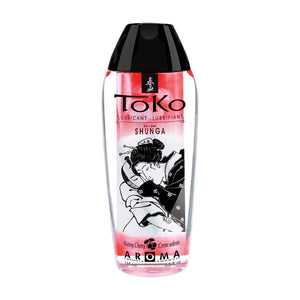 'Toko Aroma Waterbasis Glijmiddel 165 ml - Blazing Cherry' - EroticToyzKissableShunga